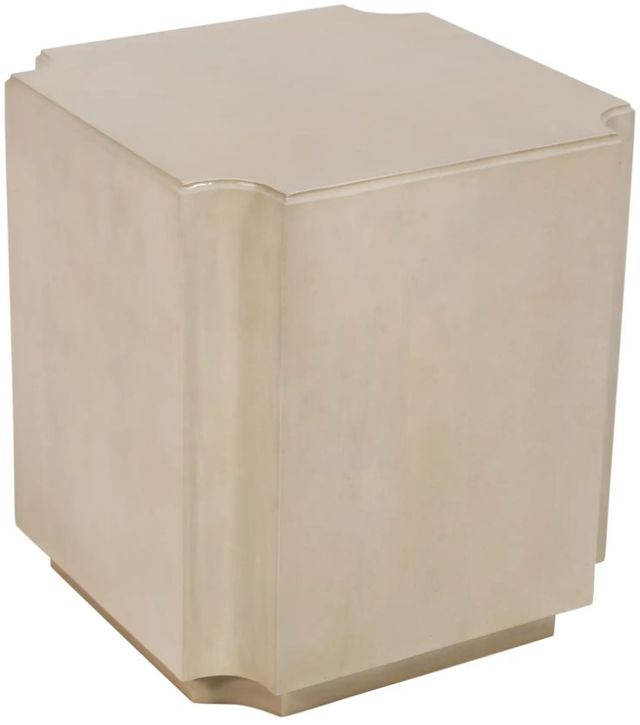Crestview Collection Capital White End Table-0