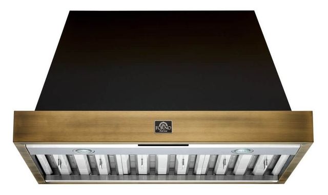 FORNO® Vittorio 36" Black Wall Mounted Range Hood-0