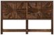 International Furniture Direct Praga Brown Queen Panel Bed-2
