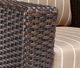 CabanaCoast® Customizable Louvre Wicker Outdoor Deep Seating Chair-4