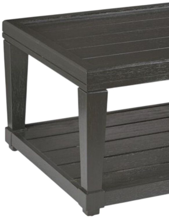 England Furniture Oliver Black Rectangular Cocktail Table-1