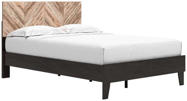 Signature Design by Ashley® Piperton Black/Brown Full Panel Platform Bed-1