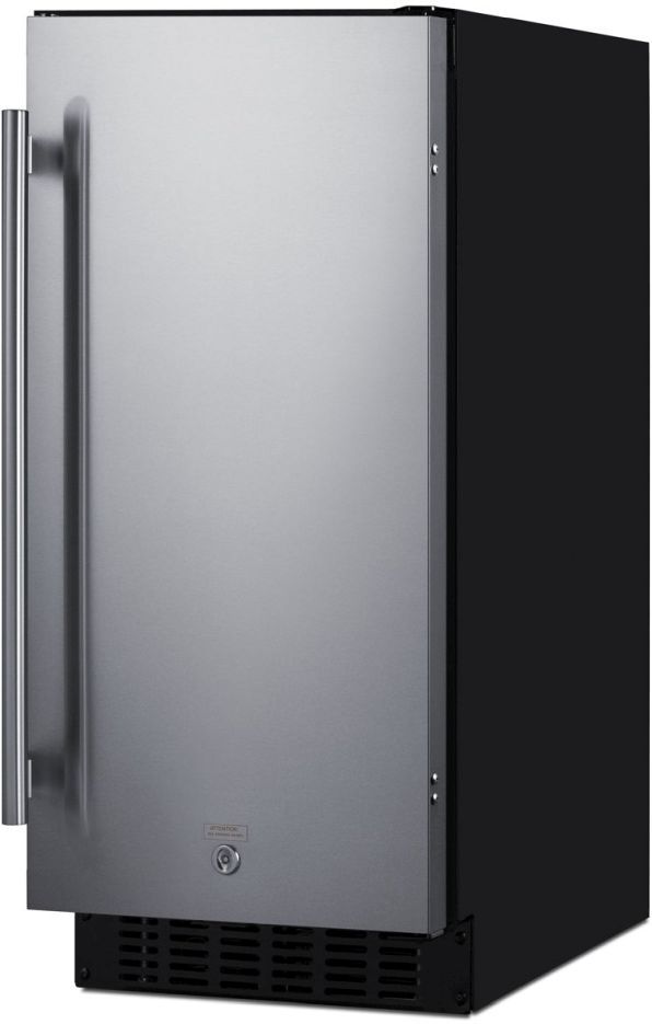 Summit® 1.72 Cu. Ft. Stainless Steel Under The Counter Refrigerator -1
