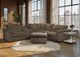 Corinthian Furniture Danielle Gray Power Recliner-1
