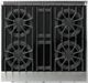 Viking® 5 Series 30" Cast Black Pro Style Natural Gas Range-5