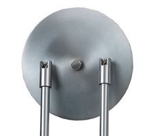 Cal® Lighting & Accessories Brushed Steel/White Serpentine Light-2