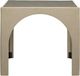 TOV Furniture Tomlin 3-Piece Tan Game Table and Two Ottomans Set-4