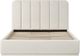 TOV Furniture Parker Cream Chenille King Panel Bed-4