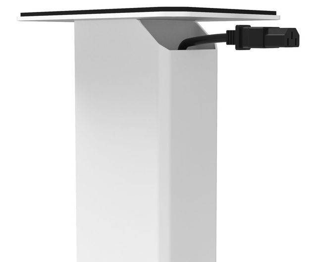 Kanto 30" Fillable White Speaker Stand Set-2