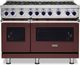 Viking® 7 Series 48" Kalamata Red Pro Style Natural Gas Range-0