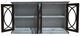 Cottage Creek Furniture Bahari Distressed White/Slate 77" Console-2