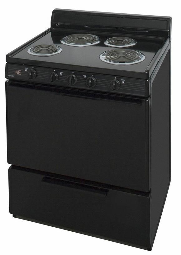 Premier 30" Black Freestanding Electric Range-2