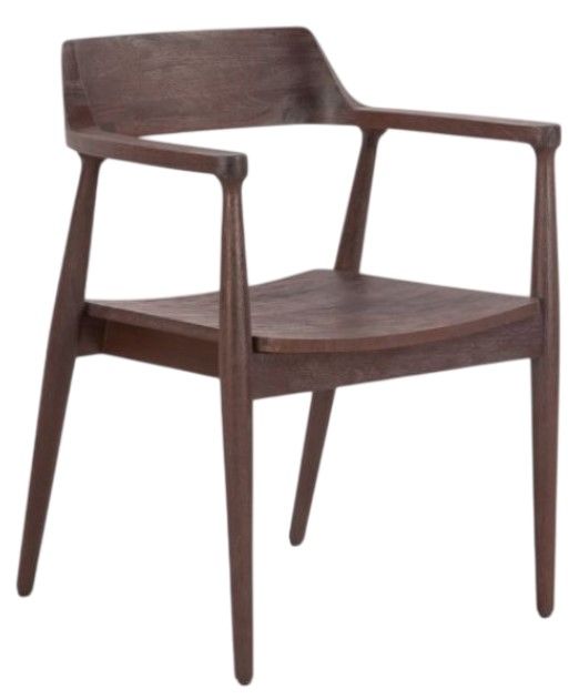 Home Trends & Design Cambridge Gray Septarian/Walnut Dining Chair-0