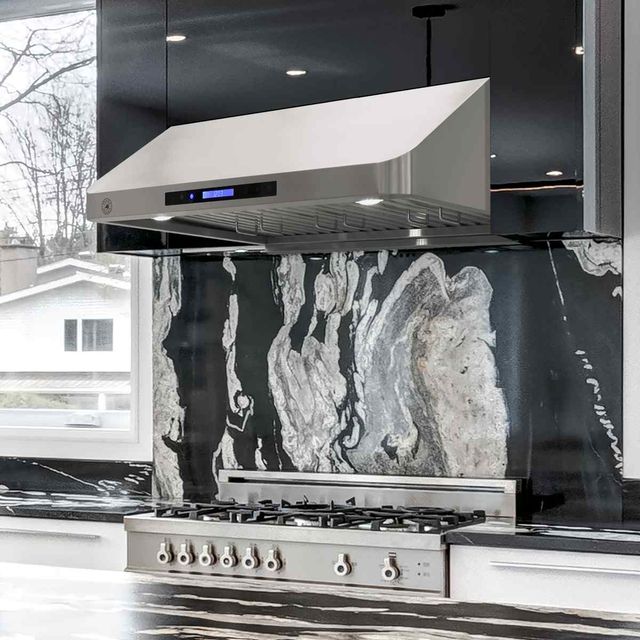 Brama 36" Stainless Steel Under Cabinet Range Hood-3