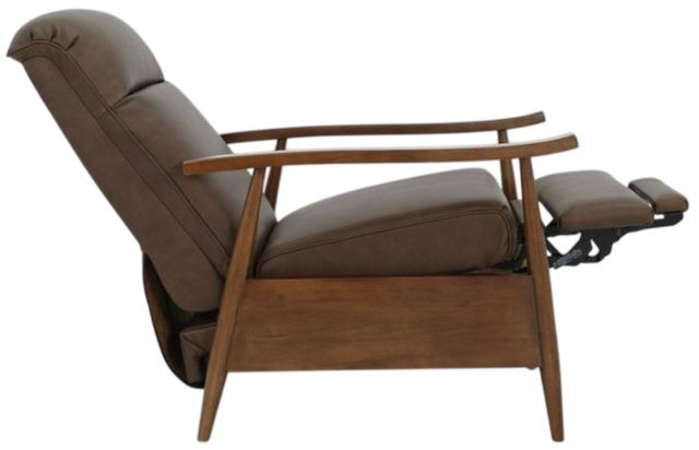 BarcaLounger® Hampton Brown/Oasis Walnut Leather Manual Recliner-1