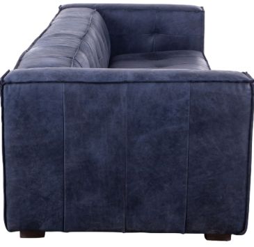 Home Trends & Design Milano Gray Septarian/Italian Blue Sofa-3