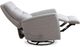 Parker House® Gemini Bloke Cotton Manual Swivel Recliner-3