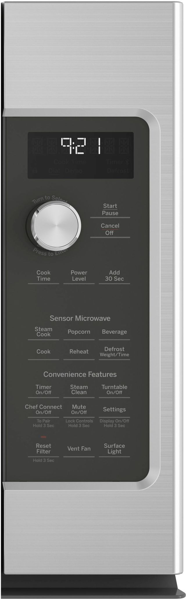 Café™ 2.1 Cu. Ft. Stainless Steel Over the Range Microwave Oven-2