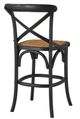 Forty West Bennet X Black Bar Stool-1