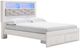 Signature Design by Ashley® Altyra White King Upholstered Storage Bookcase Bed-0