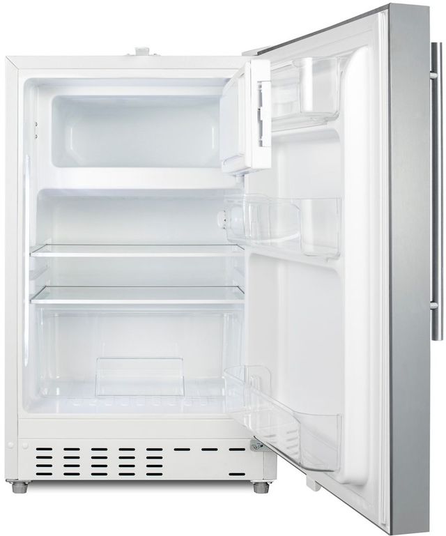 Summit® 2.7 Cu. Ft. Stainless Steel Under The Counter Refrigerator-3