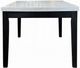 ACME Furniture Nolan Rectangular White Marble Top Dining Table with Salvage Dark Oak Base-4