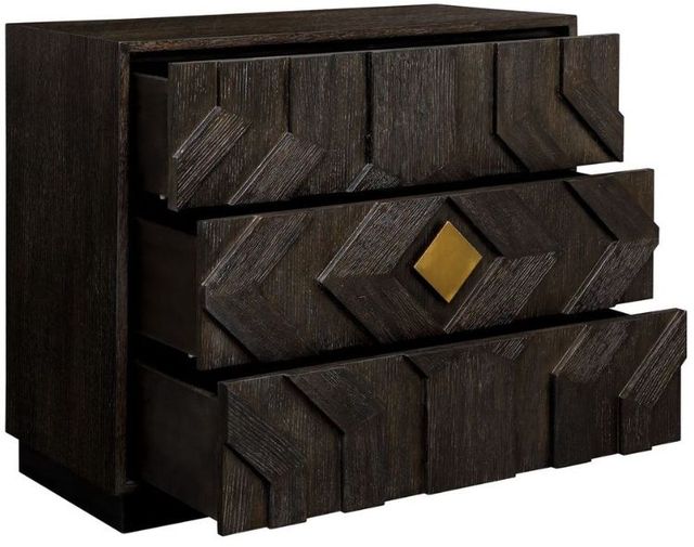 Uttermost® Faulkner Black 3-Drawer Modern Chest-4