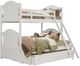 Homelegance® Clementine White Youth Twin/Full Bunk Bed with Twin Trundle-0