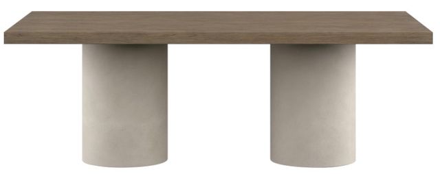Bernhardt Casa Paros Playa Dining Table with White oak Base-2