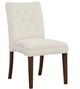 Fairfield® Customizable Entree Dining Concave Short Back Armless Stack Chair with Tobacco Legs and Buttons-0