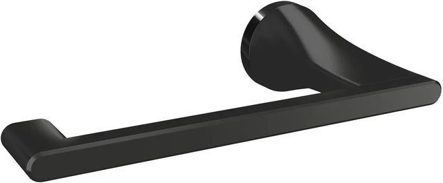 DXV Modulus Matte Black Single Arm Toilet Paper Holder-0