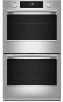 KitchenAid® 30" PrintShield™ Stainless Steel Smart Double Electric Wall Oven with Assisted Cook Cycles
