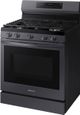 Samsung 30" Fingerprint Resistant Black Stainless Steel Smart Freestanding Gas Range-3