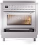 Ilve® Professional Plus II 36" Stainless Steel Pro Style Induction Range-4