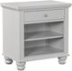 aspenhome® Cambridge Gray 1-Drawer Nightstand-0