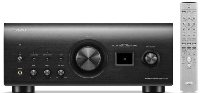 Denon® HiFi 3000 Series 2.0 Channel Black Integrated Amplifier-0