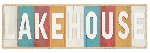 Deco Marche Sign Lake House Wall Decor-0
