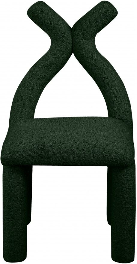 Meridian Furniture Xena Green Upholstered Dining Side Chair-1