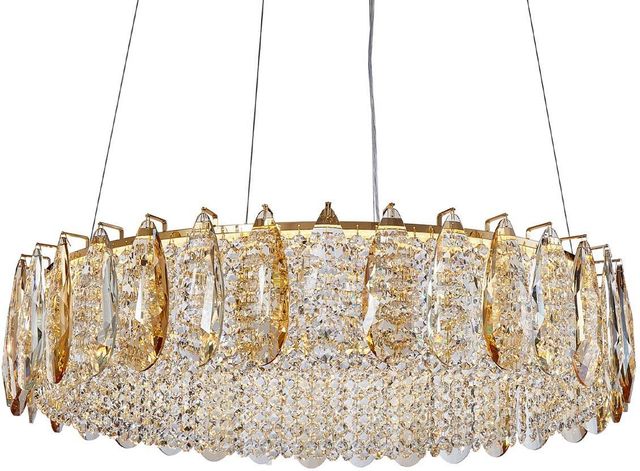 Michael Amini® Imperia Gold Large LED Chandelier-0