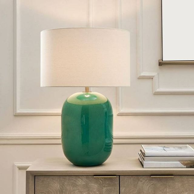 Uttermost® Hollis Teal Table Lamp-1