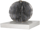 Moe's Home Collection Grey Iron Orb with White Marble-1