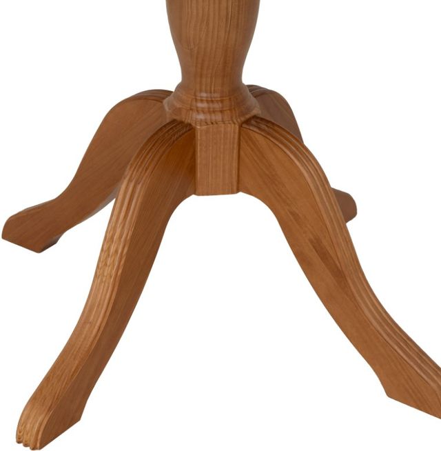 Linon Norah Caramel Pedestal Dining Table-4