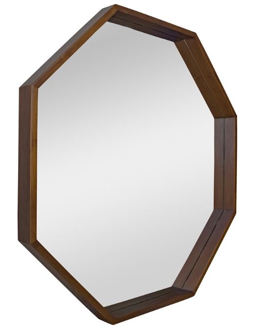 YHD Davidson Brown Hanging Mirror-1