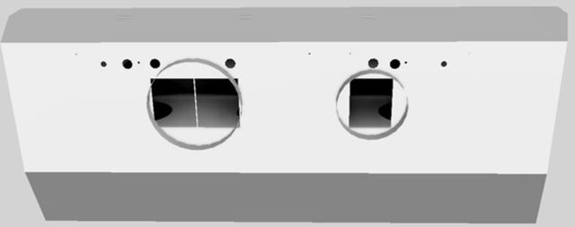 Vent-A-Hood® 54" White Wall Mounted Liner Insert-1