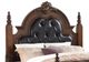 Mazin Furniture Othello Rich Cherry Upholstered Queen Bed-1