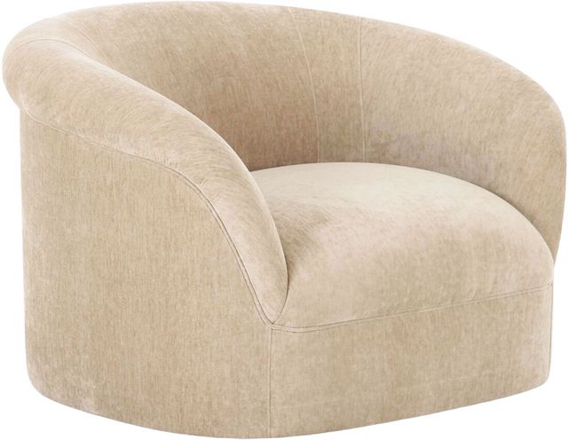 Moe's Home Collection Thora Beige Lounge Chair-0