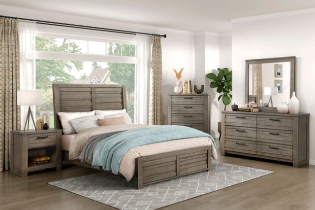 Mazin Furniture Longview Gray Chest-3