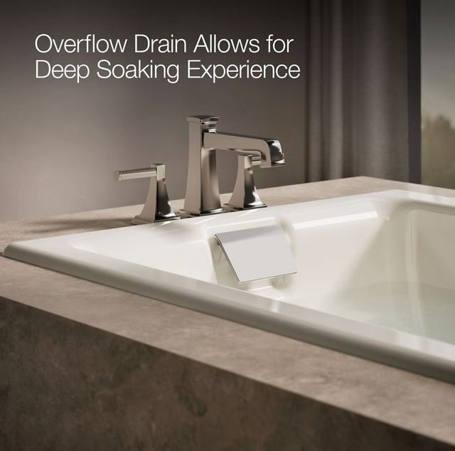 KOHLER® Tea-for-Two® Biscuit 66" x 36" Drop-In/Undermount Bath-4