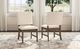 A-America® Leucadia Toasted Java/White Upholstered Dining Side Chair-2