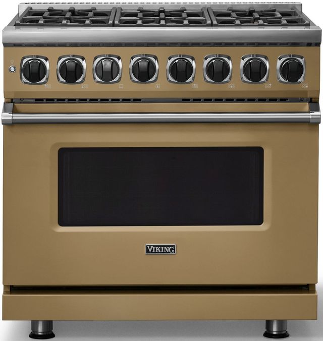 Viking® 7 Series 36" Golden Hour Pro Style Dual Fuel Range-0